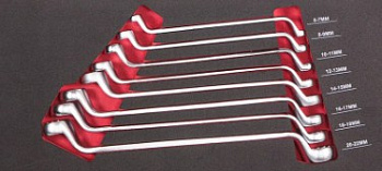 Набор ключей накидных ShiningBerg в ложементе 8 ед. (11218)