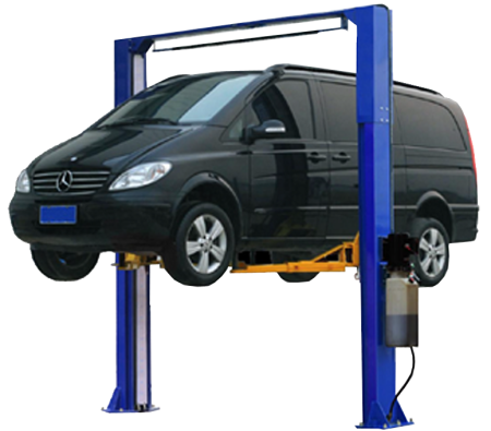 Подъемник автомобильный 2-х стоечный 4т с верхней синхронизацией T74 220V