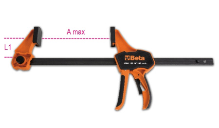 1596 - Струбцина iз нейлона 450 мм
