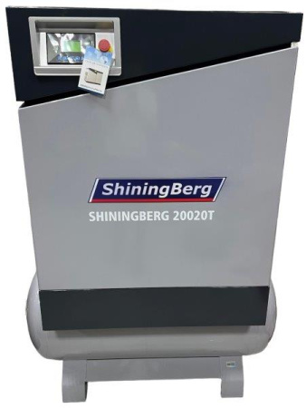 Винтовой компрессор ShiningBerg - 20T с 300 л ресивером