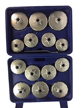 Набор съёмников масляных фильтров, 15 предмета 1-A1012