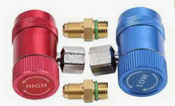 Комплект быстросъемных муфт  для подключения системы кодиционера авто под  фреон R1234y