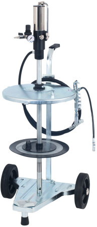 Установка для раздачи консистентных смазок подт тару 60 кг.