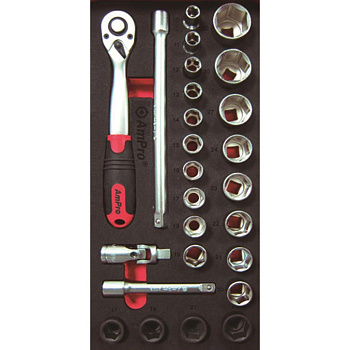 Набор головок и аксессуаров 1/2