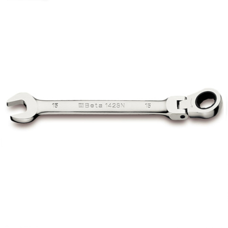 142SN - Ключ рожково накидний з поворотною головкою 7х7 мм.