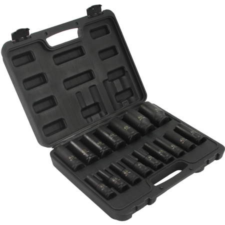 Набор головок ударных 1/2" 10-32 мм 16шт 114108