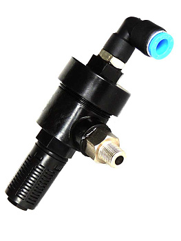 Клапан на цилиндр отжима борта на Т-626(с боку штока)