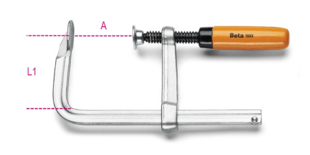 1593 - Струбцина гвинтова 320 мм.