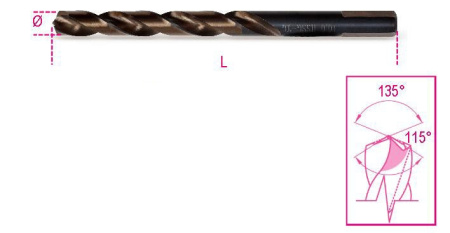 416 - Свердло циліндричне по металу 4мм.