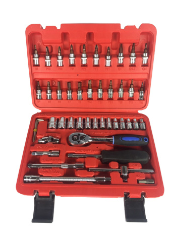 Набор инструмента 1/4  46 предмета 1-E1002
