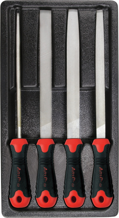 Набор напильников 8" в ложементе, 4 предмета  T18400