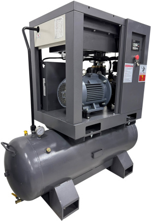 Винтовой компрессор с ресивером 500л, 10 бар, 3500л/мин, 22 кВт