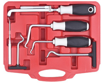 Набор из 6 демонтажных крючков для снятия сальников, уплотнительных колец 101562