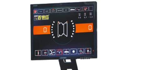 Балансировочный станок с монитором 220V ShiningBerg W95