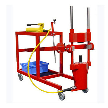 Пресс подкатной для запресовки и выпресовки шкворней 73 т.