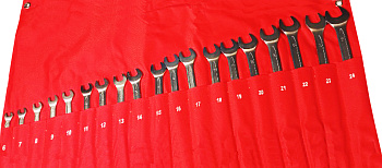 Набор ключей комбинированных 19 предметов 6-24 мм NKK019 6-24