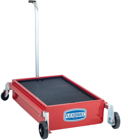 Приспособление для сбора отработанного масла автомобилей  на колесах