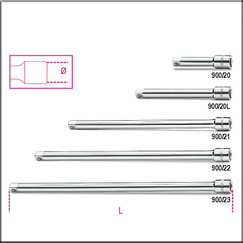 900 /20-удлинитель 1/4