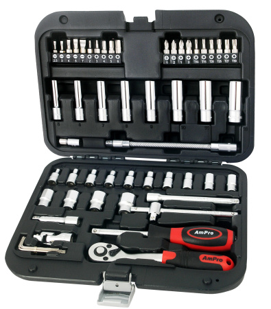 Набор головок и аксессуаров 1/4 " , 54 предмета  T46151