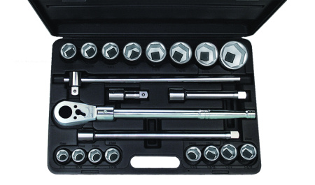 Набор 12-гранных головок и аксессуаров 3/4", 21 предметов  T45755