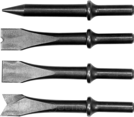 Набор из 4 зубил для пневмомолотка 163092XCMR