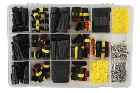 Комплект автомобильных электрических соединителей, 424 шт. 118993