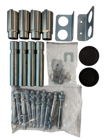 Подъемник автомобильный 2-х стоечный 4т с нижней синхронизацией T65 220V