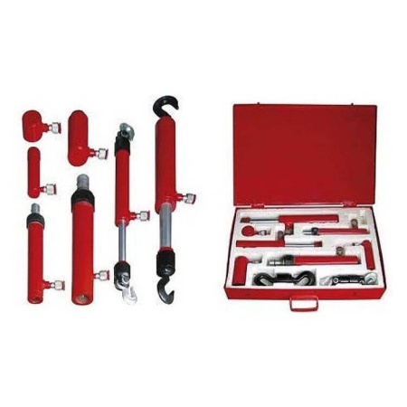 Набор гидравлических стяжек с крюками в металлическом кейсе 1PBR15094