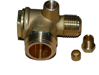 Обратный клапан резьба наружная 3/4''M1/2''  9048003