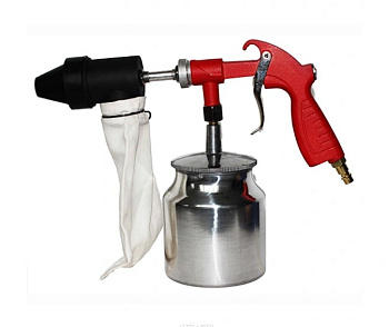 Пистолет пескоструйный пневматический нижний метал. бачок 101983