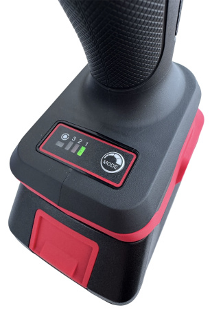 Аккумуляторный ударный гайковерт 1/2", усилие 1180 Nm