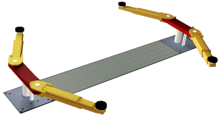 Плунжерный двухцилиндровый подъемник 3500 кг