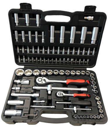 Haбop инcтpумeнтa 1/4" и 1/2" 94 eдиниц (6-ти гpaнный) 1024003