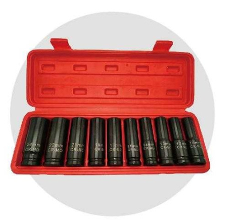 Набор ударных головок 1/2" 10 предметов 1031K