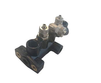 Педальная раздатка на подстольные цилиндры-полуавтомат или раздатка на откидывание стрелы  400-600 с