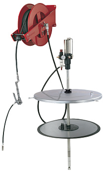 Пневматическая установка для смазки под емкость 180-200 л