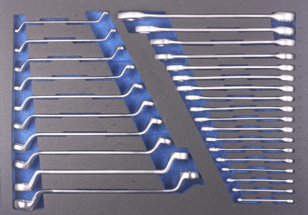 Набор ключей комбинированных ShiningBerg в ложементе 28 ед. (11806)