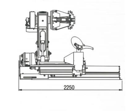 Шиномонтажный станок для грузовых колес 14-56" ShiningBerg TR57
