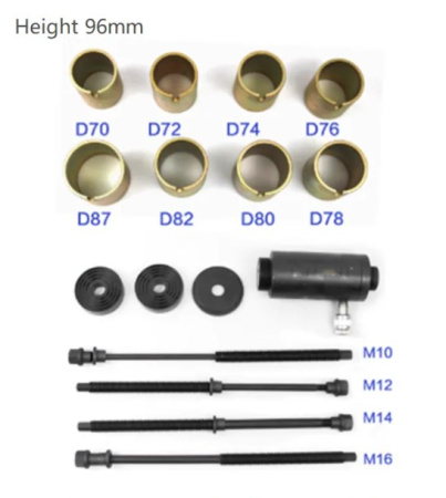 Набор съёмников сайленблоков с поршнем гидравлическим 18 т 101302D
