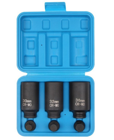 Набор ударных головок 1/2" (30,32,36 мм) 6 предметов 101851