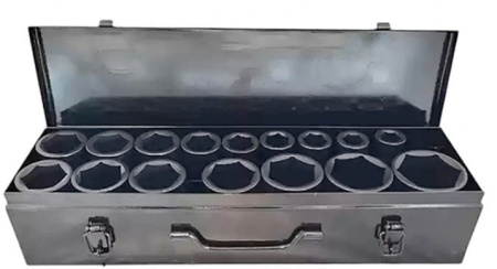 Набор торцевых головок ударных удлиненных 3/4" (16 предметов) 118173