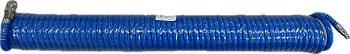 Воздушный  спиральный шланг с  разъемом  5x8 мм, 15 метров.