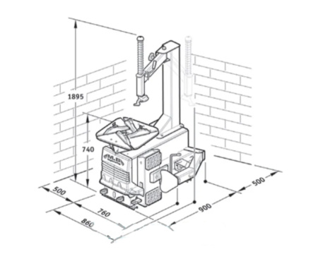Шиномонтажный станок 220V M&B Engineering ТС322
