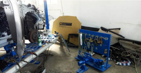 Стапель для рихтовки кузова ShiningBerg 5,2 метра