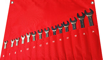 Набор ключей комбинированных 14 предметов 6-24 мм NKK014 6-24