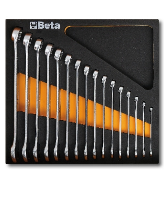 MC10 - Набір рожкових ключів 6-21 мм в ложементі