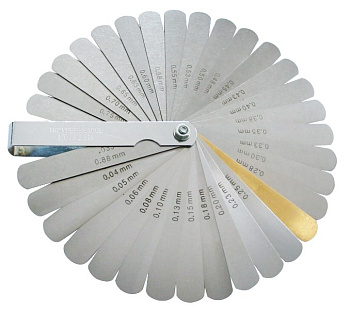 Комплект щупов для измерения зазоров 31 шт. 117421B