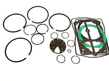 Комплект прокладок и колец низкого и высокого давления(по 4 шт) на ВК 120-НОВАЯ ГОЛОВКА